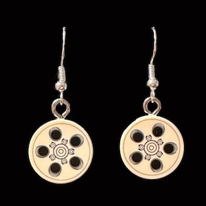 Film Reel Brick Dangle Earrings