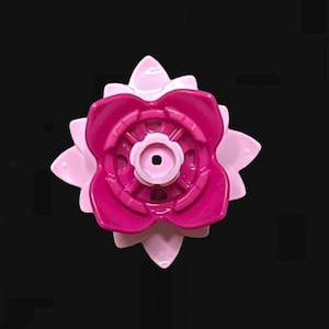 Flower Building Brick Pin