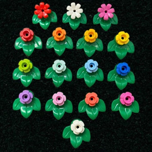 Flower Brick Stud Earrings