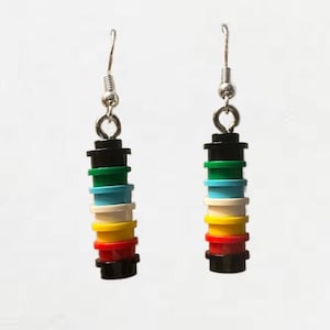Disability Pride Brick Earrings