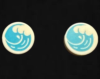Wave Brick Earrings