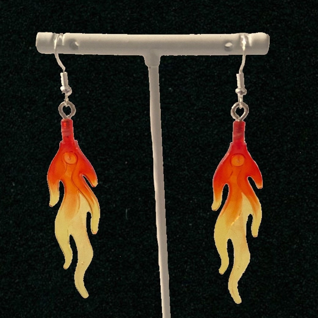 Clear Flame Earrings – Shop Radical