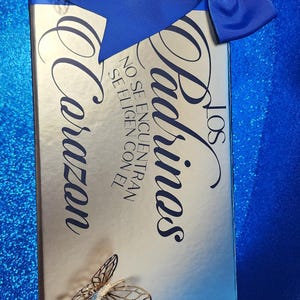 Caja para Padrinos, Caja para padrinos, bautizo, bodas, primera comunión, boda, bautismo, padrinos, caja de propuesta, quince, dulces 15