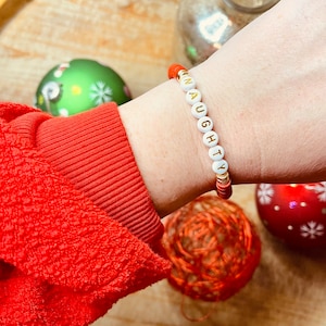 Custom Christmas Bracelet | Seasonal Bracelet | Stacking Bracelet