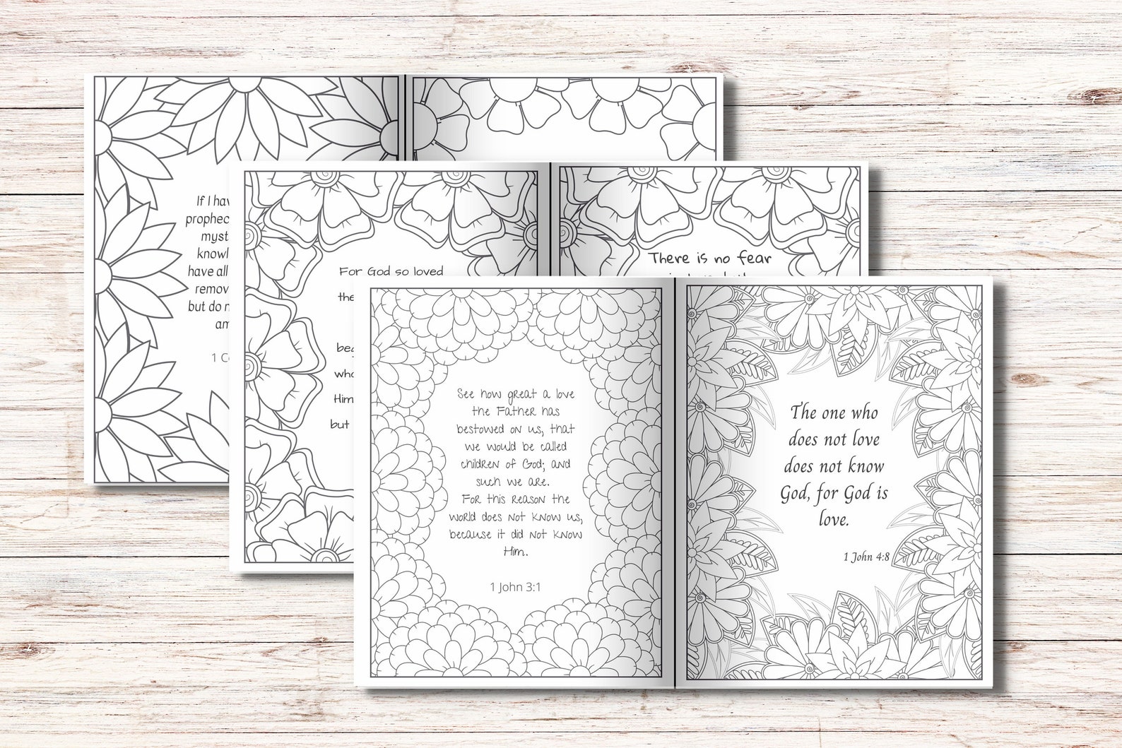12 Printable PDF Colouring Pages With Bible Passages - Bible Verses to Memorize and Colour ...