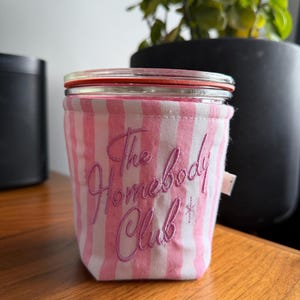 Funda para jarra Weck / Bordada / Hecha a mano