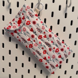 Estuche acolchado para gafas de sol / Estuche de tela para gafas / Estuche floral / 1