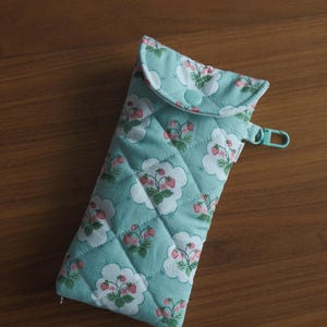 Estuche acolchado para gafas de sol / Estuche de tela para gafas / Estuche floral / imagen 6