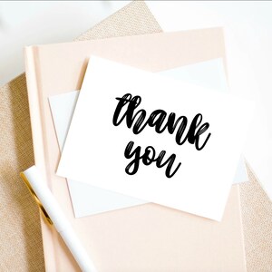 Thank You Card Template, Thank You Card Printable, Thank You Card Print, Minimalist Thank You Card, Thank You Card Instant Download