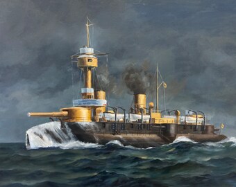 The 5600 Ton Class Ironclad Battleship Plan for Beiyang Fleet - Etsy
