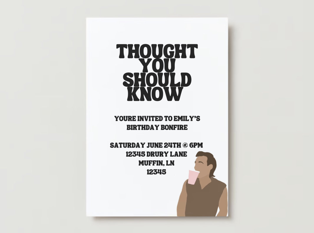 MORGAN WALLEN BIRTHDAY Morgan Wallen Bday Invitation Morgan Wallen