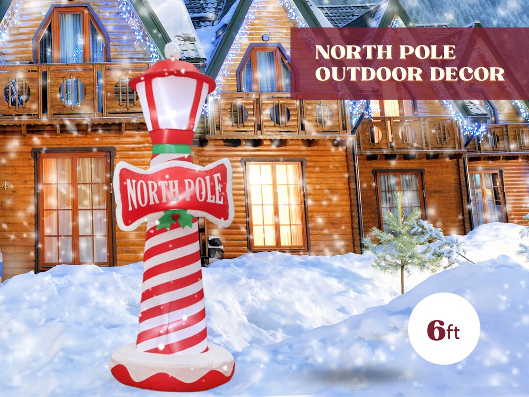 Christmas Garden Decor Garden Stake Inflatable Pathway Etsy