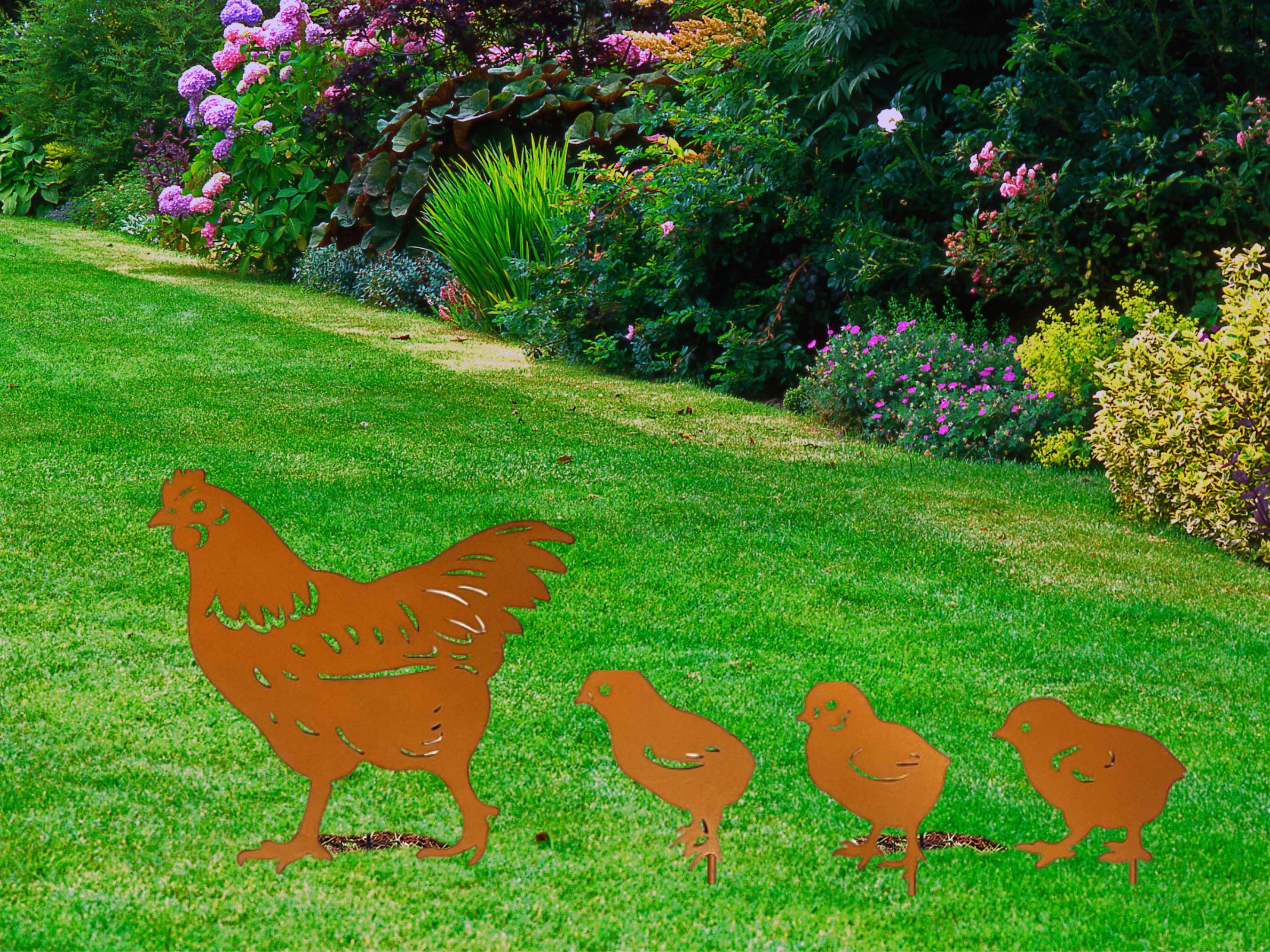 Farm Animal Metal Yard Art Decor Outdoor Garden Decor Home Etsy