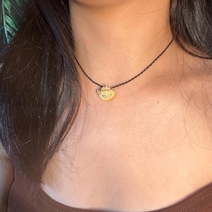 Handcrafted Macramé Shell Necklace with Freshwater Pearl| Adjustable Necklace|  Boho Necklace| Hippie Necklace| Gift for her