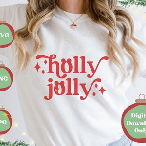 Holly Jolly Christmas Magic SVG | PNG | JPG