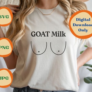 Leche de cabra Mamá Mamá Bebé SVG / PNG / JPG