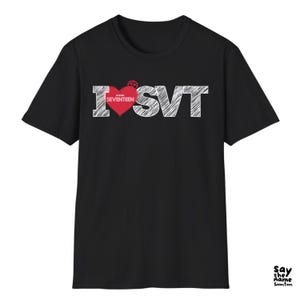 Seventeen Fan Unisex Softstyle T-Shirt - I Love Seventeen, Kpop Tee, Kpop Merch, Kpop Fan Shirt, Kpop Clothing, Fanboy Fashion