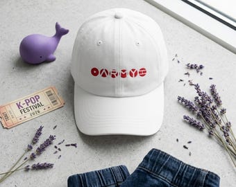 Fan-Made 2026 Comeback Inspired ARMY Baseball Cap, Minimalist Kpop Hat, Arirang Album Fan Gift