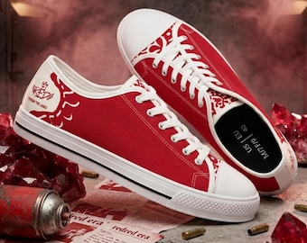Zapatillas de lona inspiradas en la Era Roja, un estilo inspirado en el fandom – Calzado urbano de Kpop