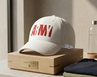 Fan-Made 2026 Comeback Inspired ARMY Baseball Cap, Minimalist Kpop Hat, Arirang Album Fan Gift