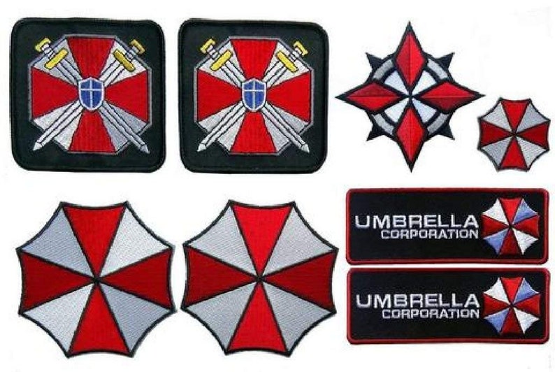 Umbrella Corporation 8pc Patch Set iron On Etsy