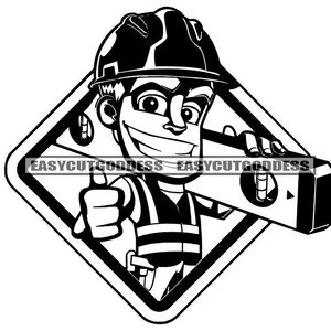 Handyman Worker Tool Construction Service Equipment Repairman Job Hammer Builder Contractor Carpenter SVG PNG JPG Vector Design Cut Files