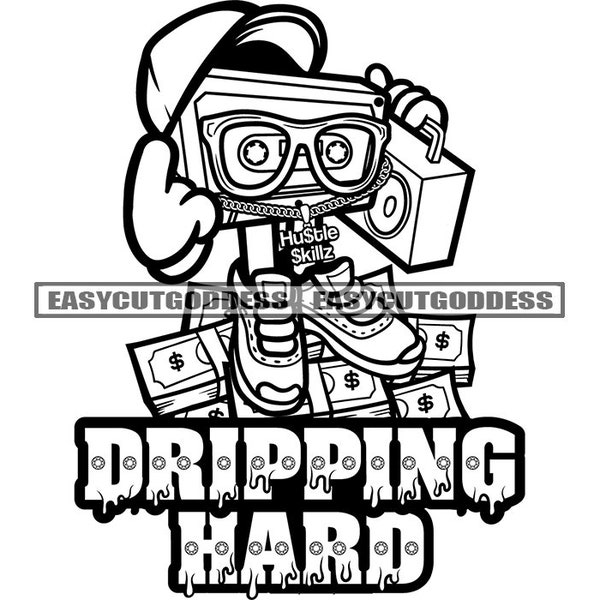 Hip Hop Cartoon Svg Etsy