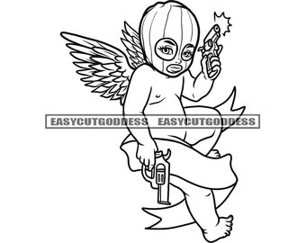 Gangster Angel Png - Etsy