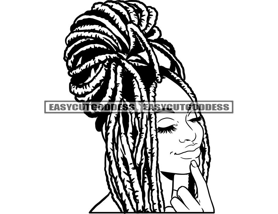 Melanin Woman Locs Dreads Dreadlocks Hairstyle Black African - Etsy