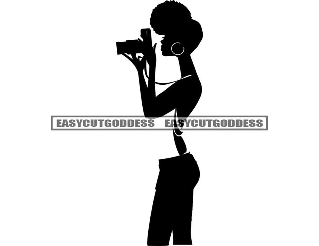 Black Woman Photographer Camera Photo Photograph Professional Woman ...
