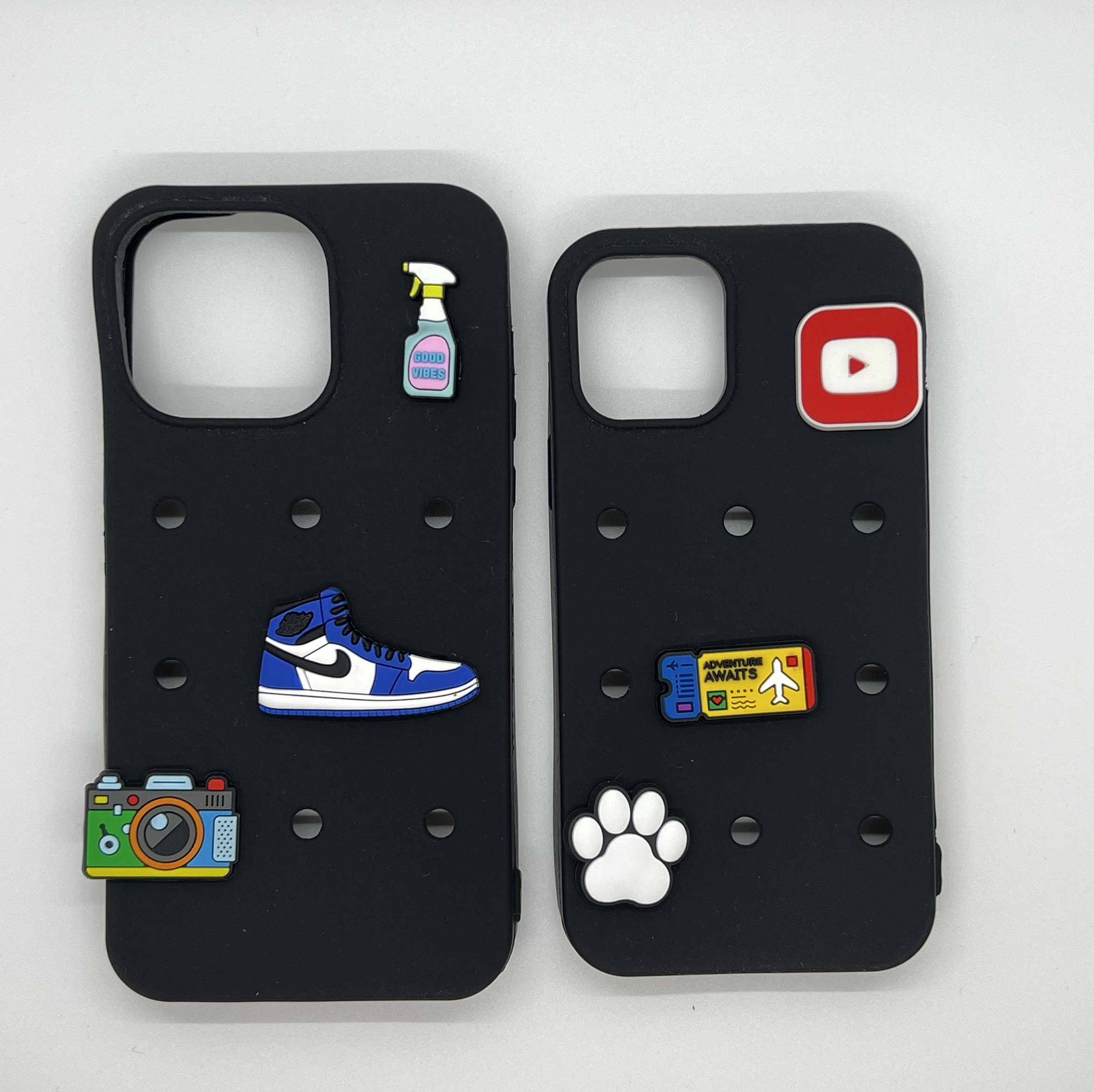Crocs Charms Compatible iPhone Case | Customizable Jibbitz Silicone Cover - Etsy Crocs Charms Compatible iPhone Case | Customizable Jibbitz Silicone Cover - Etsy