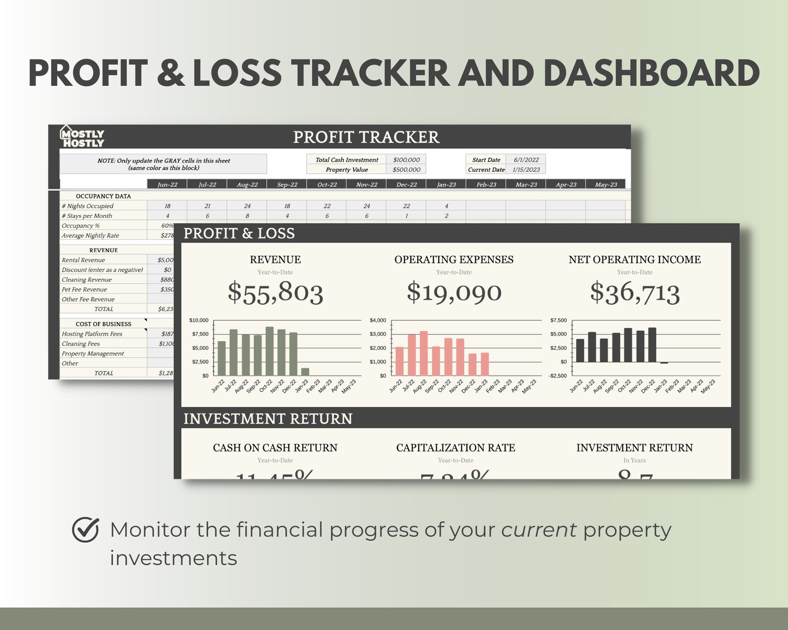 Airbnb Host Calculator for Google Sheets Shortterm Rental Etsy