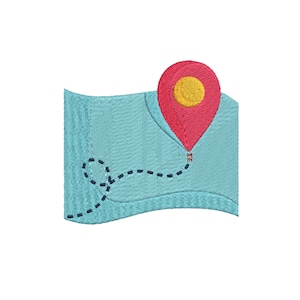 Archivo de bordado del mapa del tesoro