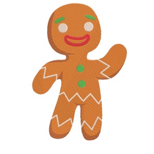 Gingerbread Man Embroidery File