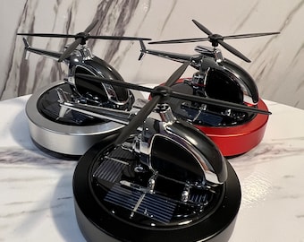 Car air freshener/Solar powered/Helicopter