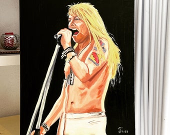 AXL ROSE - Öl auf Leinwand 50cm x 60cm