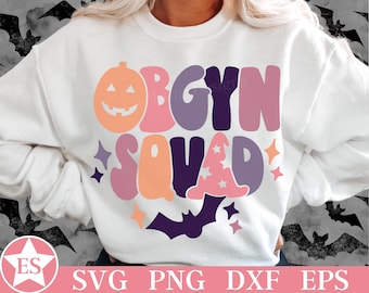 Halloween OBGYN SVG | Halloween OBGYN Png Spooky Obstetrician Svg Fall Gynecologist Svg Medical Assistant Svg Ob Nurse Svg Obgyn Sublimation
