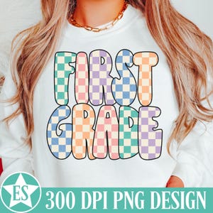 Retro eersteklas png-bestand | Eerste leerjaar Eerste schooldag Terug naar school 1e leerjaar png Leraar eerste leerjaar shirt png 1e leerjaar shirt png