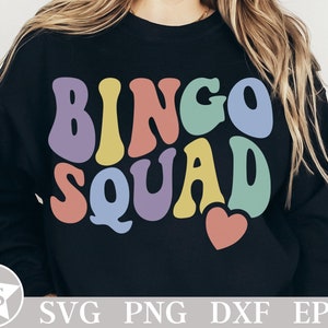 Bingo SVG | Bingo Squad Svg | Bingo Squad Png | Bingo Life Png | Lucky Bingo Night Shirt Svg  | Bingo Vibes Svg | Bingo Png Sublimation