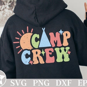 Camp Crew SVG / Camping Crew Svg / Amigos Camping Svg / Familia Camping Camisa Png / Camp Life / Lindo regalo para campistas Dxf / Camping Squad