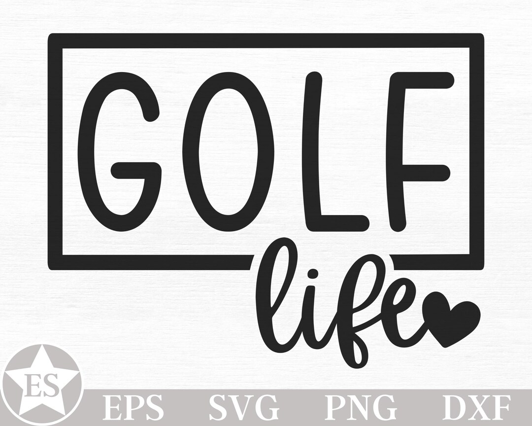 Golf Life SVG Golf Lover Svg Golf Vibes Svg Golfer Shirt Svg Cute Golf ...