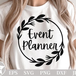 Event Planer SVG | Event Planer PNG | Party Planer SVG | Bester Event Planer SVG | Event Koordinator SVG | Event Planner Shirt im SVG Design