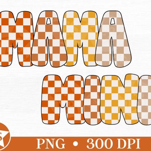 Retro Fall Mama and Mini Png Mama and Mini Fall Png Thanksgiving Mama Mini Sublimation Mommy and Me Digital Download Mama and Mini Bundle