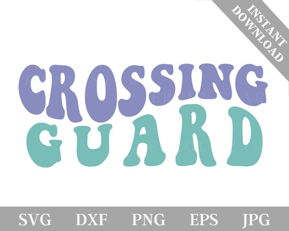 Crossing Guard SVG School Crossing Guard SVG Crosswalk - Etsy