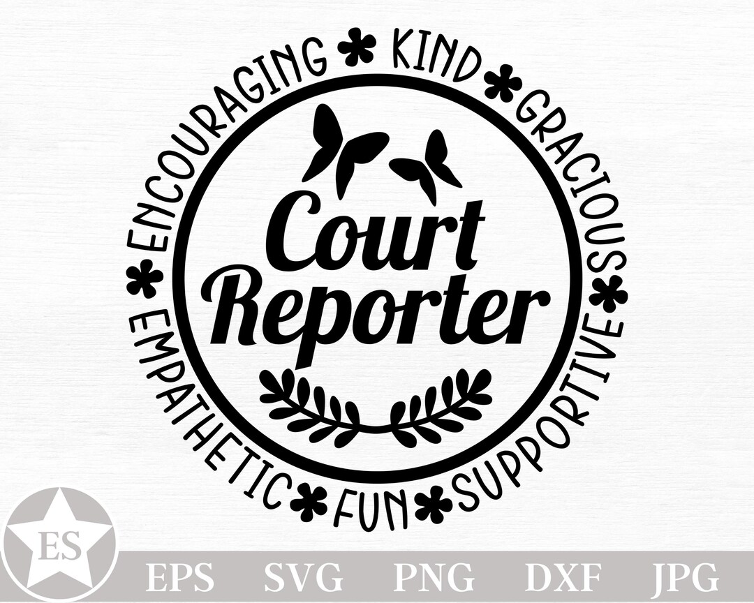 Court Reporter Svg Stenographer Svg Stenographer Png Etsy