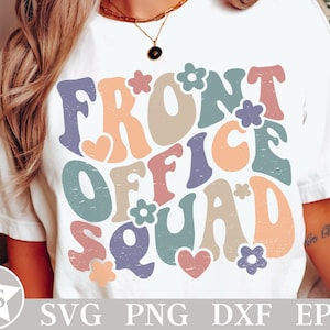 Retro frontoffice ploeg SVG | Frontoffice-ploeg png | Frontoffice dame Svg | Schoolkantoorpersoneel Svg| Frontoffice bemanning Svg | Kantoorteam