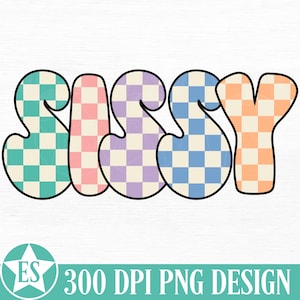 Spring Sissy PNG Sublimation Design | Sissy Spring Png Retro Little Sister Png Pastel Check Sis Png Sissy Shirt Png Girl Toddler Png Files