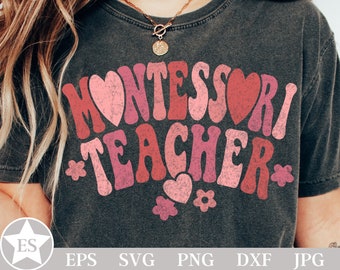 Montessori Teacher Valentine SVG | Montessori Svg | Montessori Valentine Svg | Montessori Teacher Valentine Png | Montessori Sublimation Png