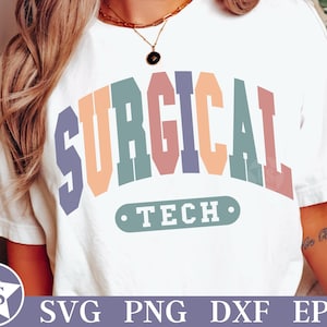 Varsity Surgical Tech SVG | Surgical Tech PNG | Surgical Svg Surgical Technician Svg | Surgical Technician Png Surgical Technologist Svg