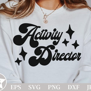 Activity Director SVG | Activity Professional SVG | Director Appreciation Svg | Activity Director Sublimation Png | Activity Director Png